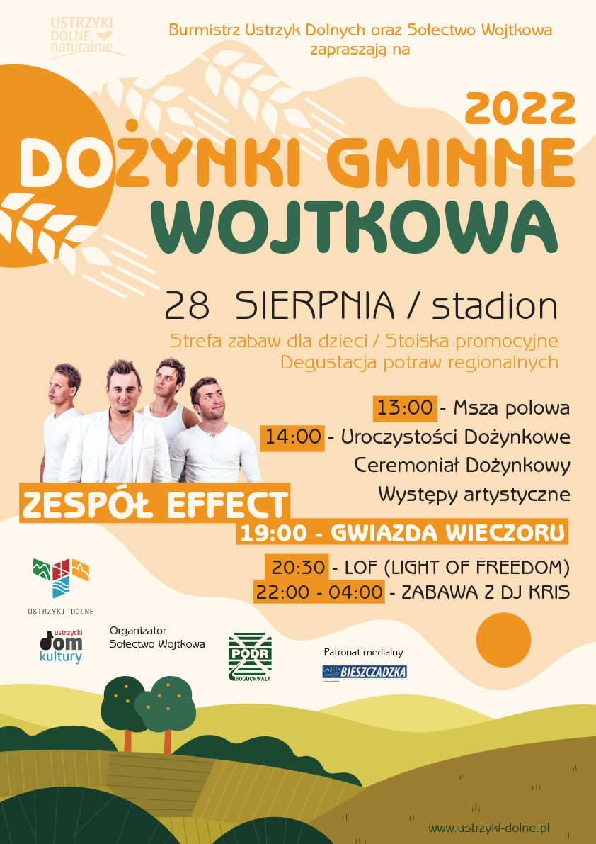 Dożynki w Gminie Ustrzyki Dolne już 28 sierpnia!